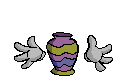 picture, a vase